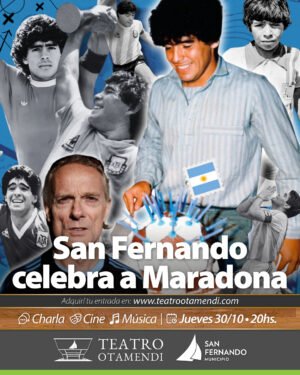 San Fernando celebra a Maradona