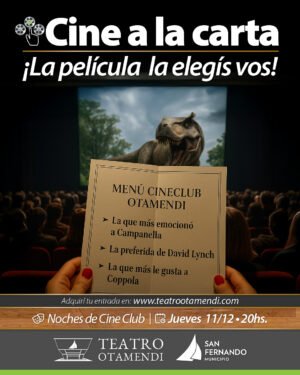 Cine: ¡La película la elegís vos!