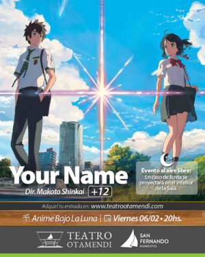 Anime Bajo La Luna: Your Name (+12)
