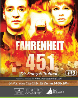 Cine: Fahrenheit 451| Dir.: François Truffaut  (+13)